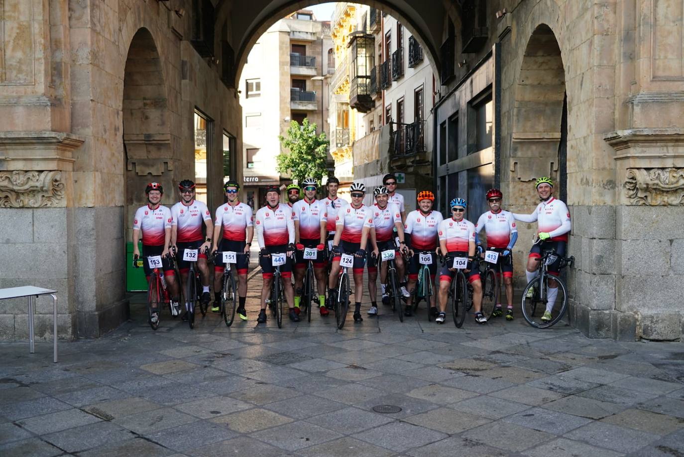 Médicos de toda España participan en un campeonato de ciclismo en Salamanca