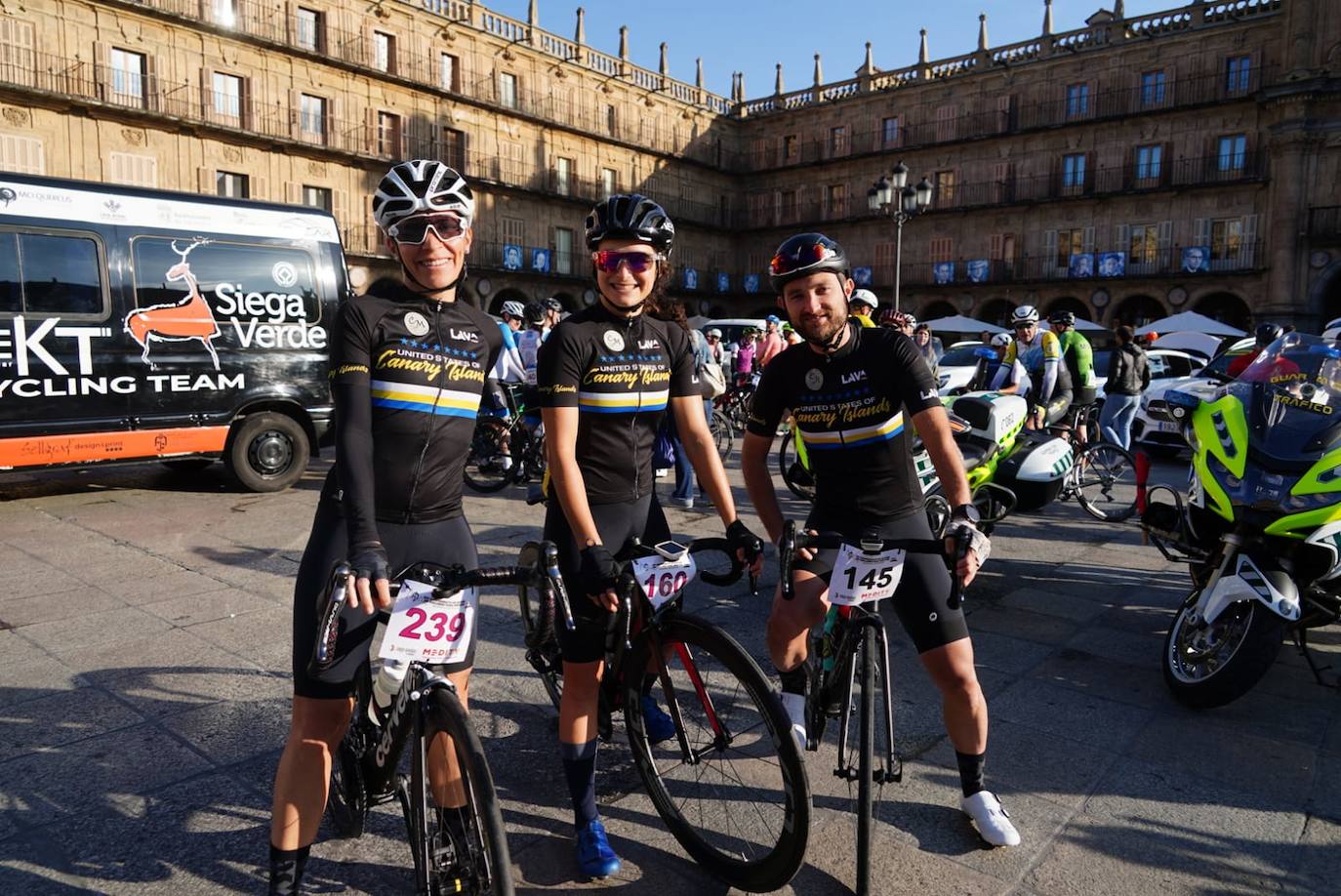 Médicos de toda España participan en un campeonato de ciclismo en Salamanca