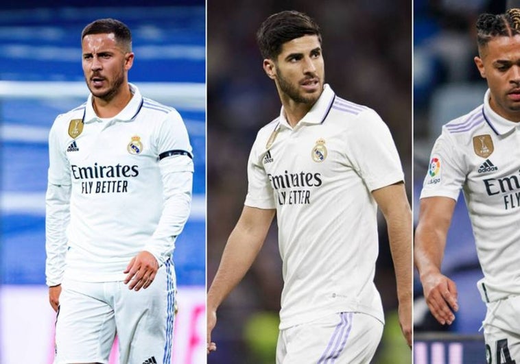 Hazard, Asensio y Mariano abandonan el Real Madrid el mismo día