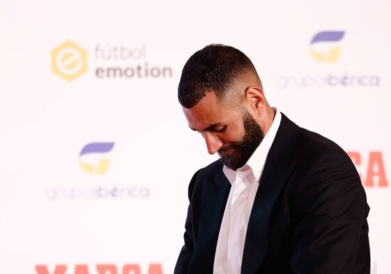 Karim Benzema en un reciente acto promocional