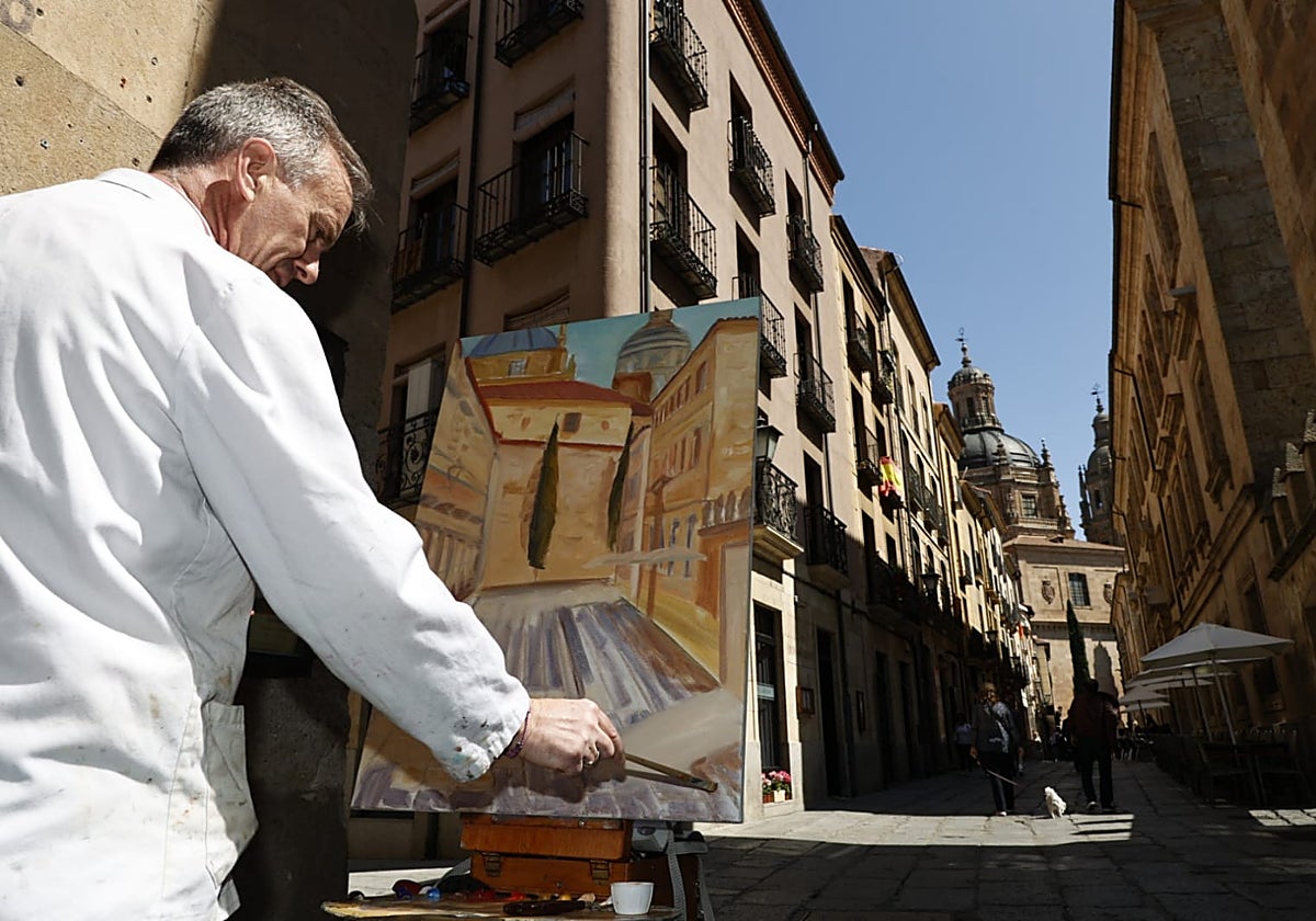 Salamanca se llena de arte con el Certamen de Pintura al Aire Libre de la Fundación GACETA