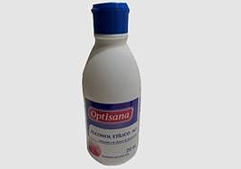 El producto biocida Optisana Alcohol 96º.