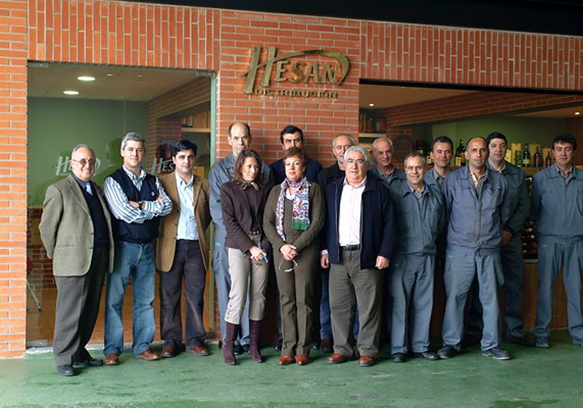 El equipo humano de Hesan Distribución.