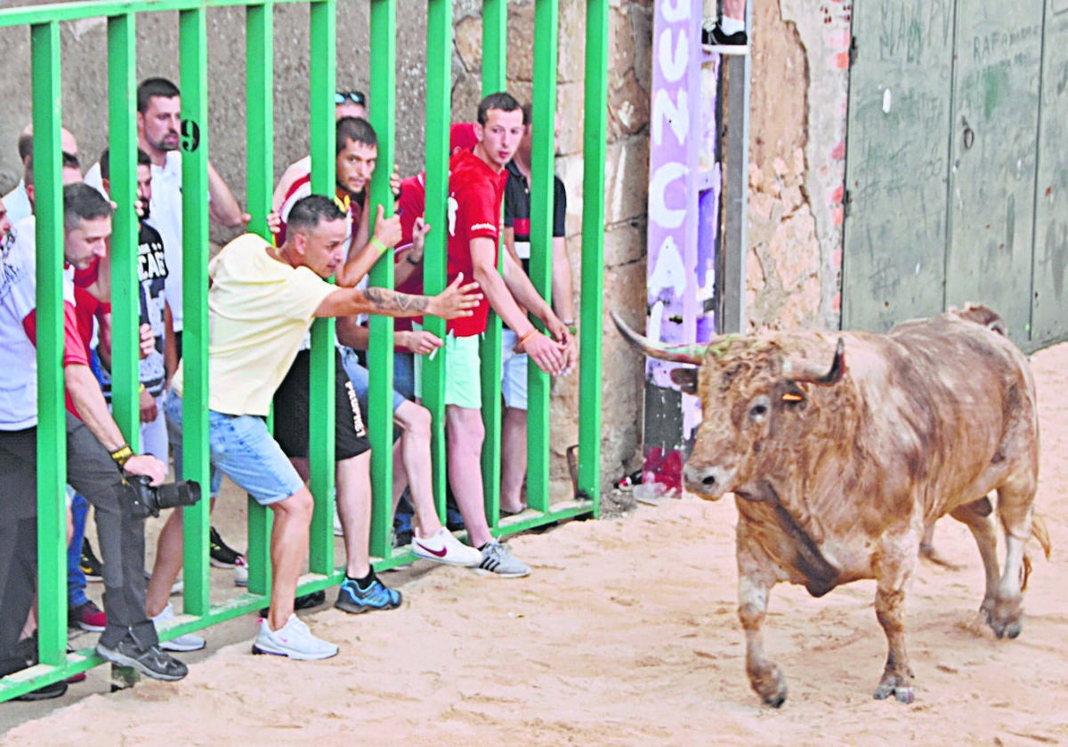 Uno de los vibrantes momentos vividos en el toro de cajón de 2022.