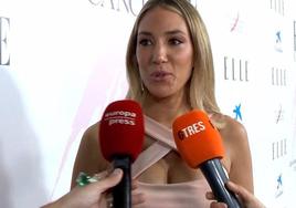 La modelo Alicie Campello contesta a los medios.