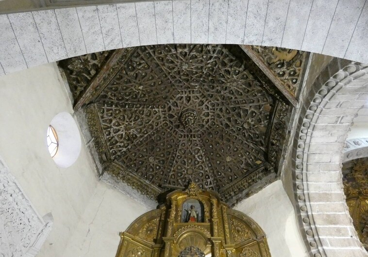 La restauración del artesonado de la iglesia de Rágama costará 80.000 euros