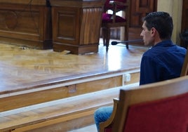 C.F.G., durante el juicio en la Audiencia Provincial.