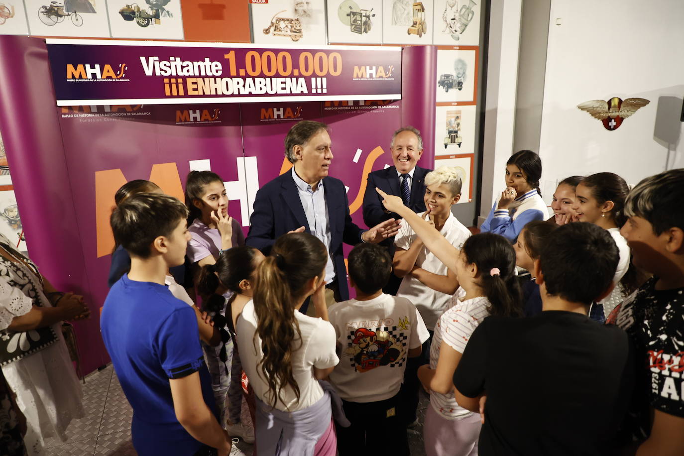 El Museo de la Automoción de Salamanca celebra el visitante &#039;un millón&#039;