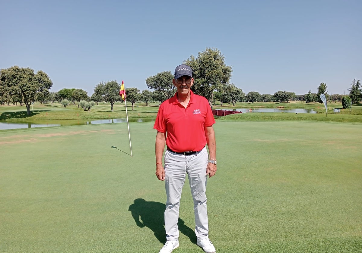 José Dávila, en las instalaciones de La Valmuza Golf.