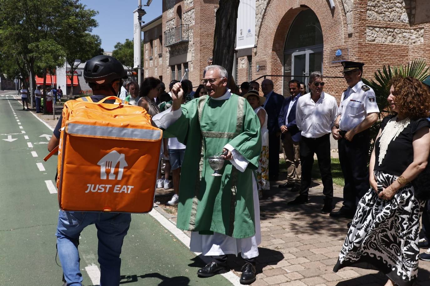 Los transportistas vuelven a celebrar San Cristóbal en Salamanca