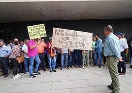 Manifestación de ganaderos en Salamanca.