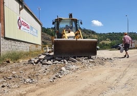 ¿En qué zona residencial de Béjar se están realizando obras para conectar el centro de la ciudad con la A-66?