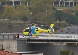 Un helicóptero medicalizado