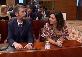 Ayuso realiza su primera aparición pública tras perder a su bebé