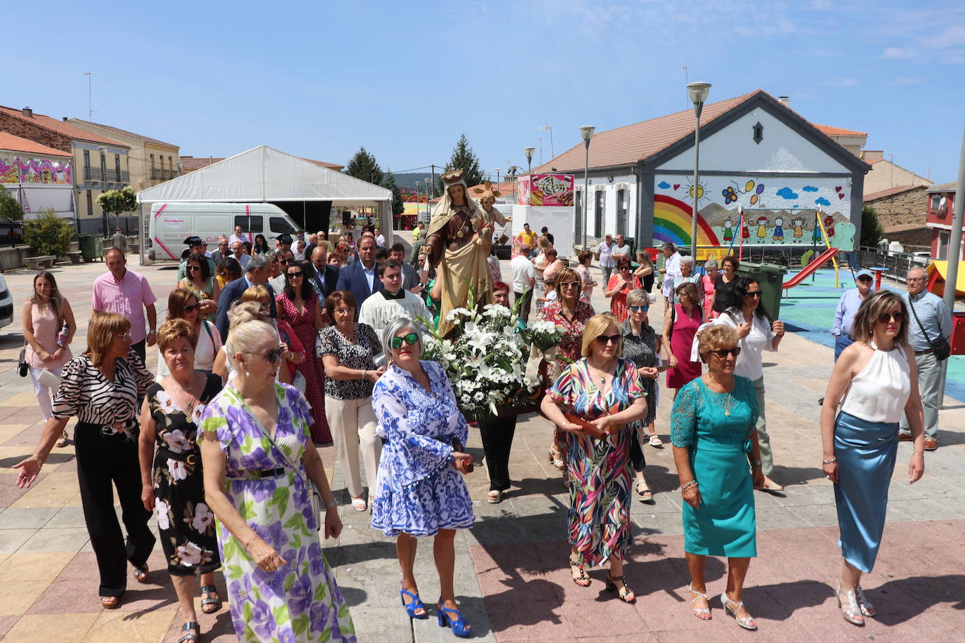 Campillo de Salvatierra despide sus fiestas con el día grande de la patrona