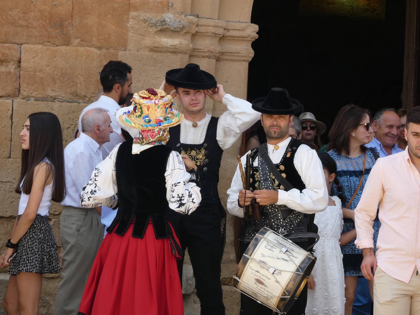 Bailes charros en honor a la Virgen del Carmen y el Santo Cristo de la Esperanza en Villoruela