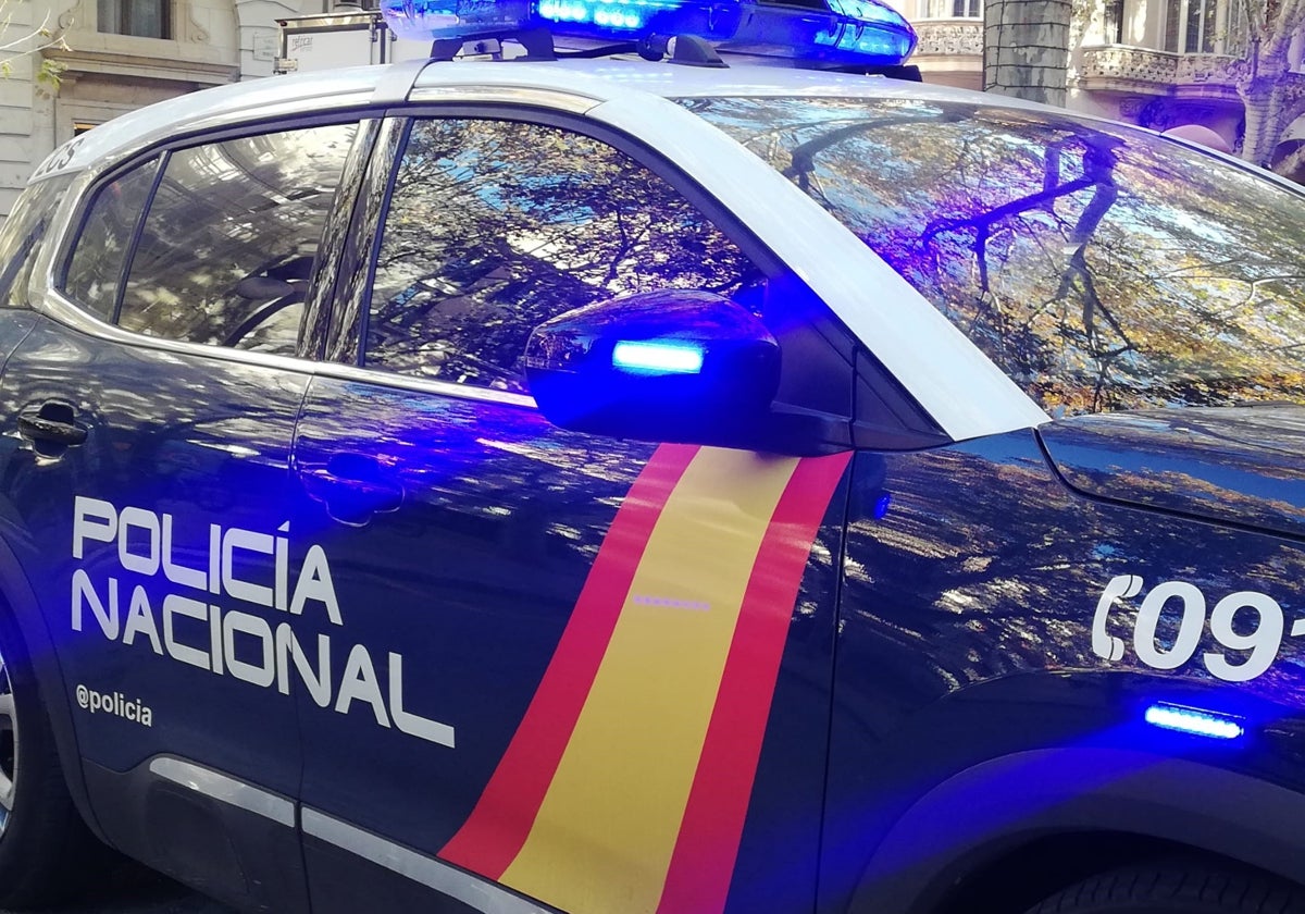 Coche de la Policía Nacional.