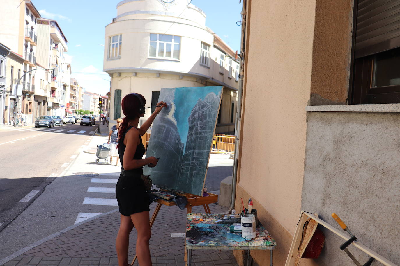 Guijuelo se llena de arte y pintura con su certamen al aire libre