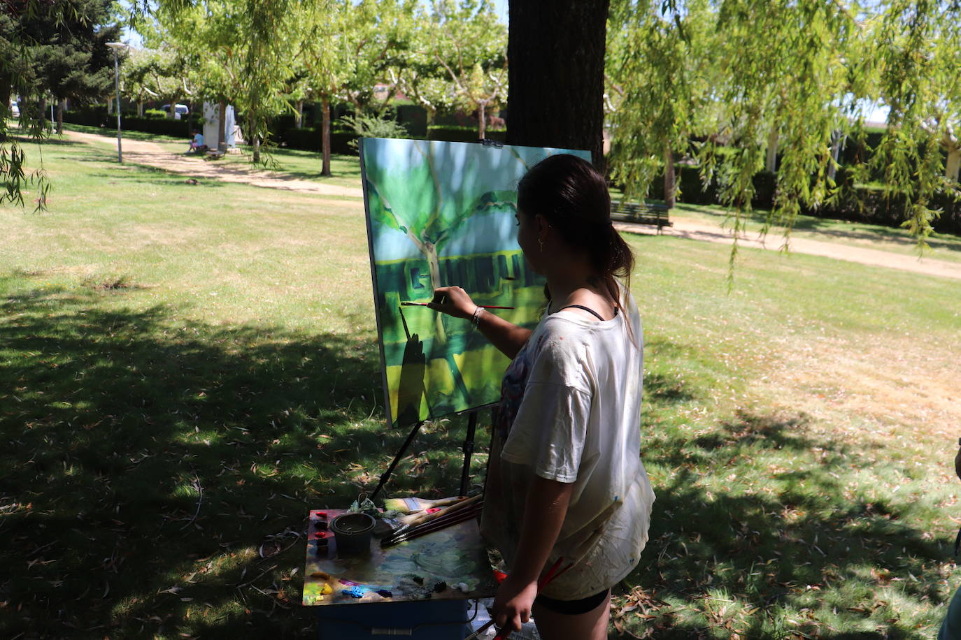Guijuelo se llena de arte y pintura con su certamen al aire libre
