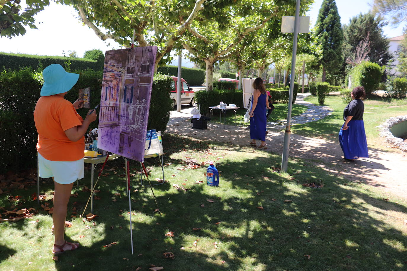 Guijuelo se llena de arte y pintura con su certamen al aire libre