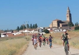 Paseo en bici hasta el pinar de Palaciosrubios