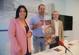 Silvia González, David Mingo y Fernando Díaz, en la presentación del festival Volatiritormes.