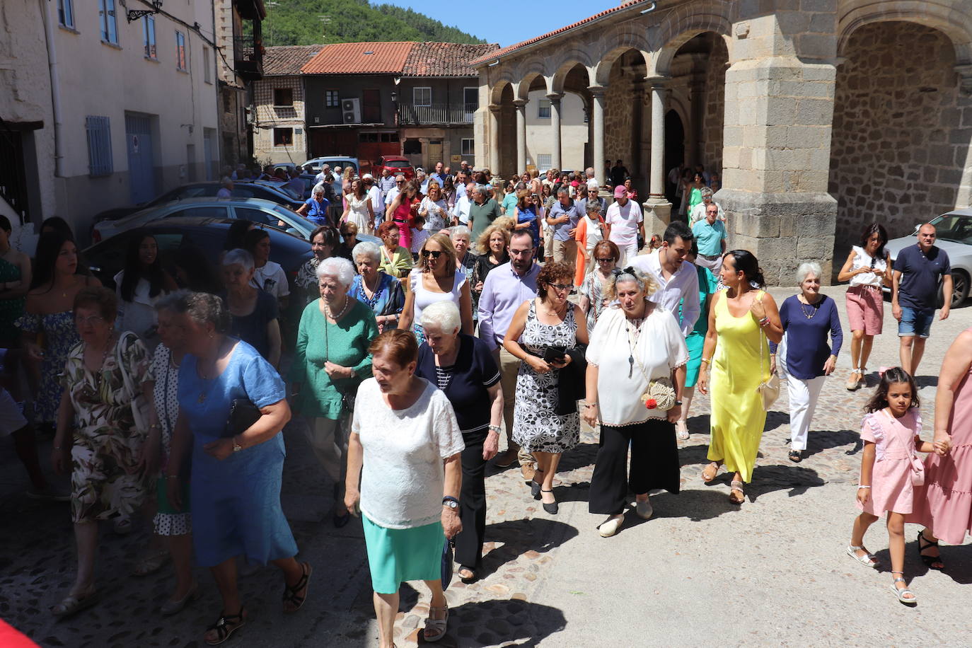 Día de fiesta en San Esteban de la Sierra