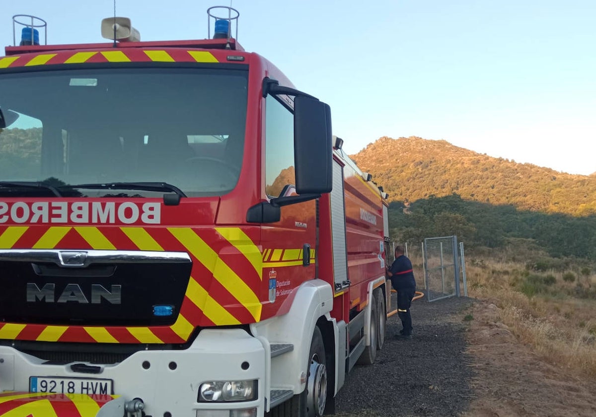 Camión de Bomberos en la provincia de Salamanca