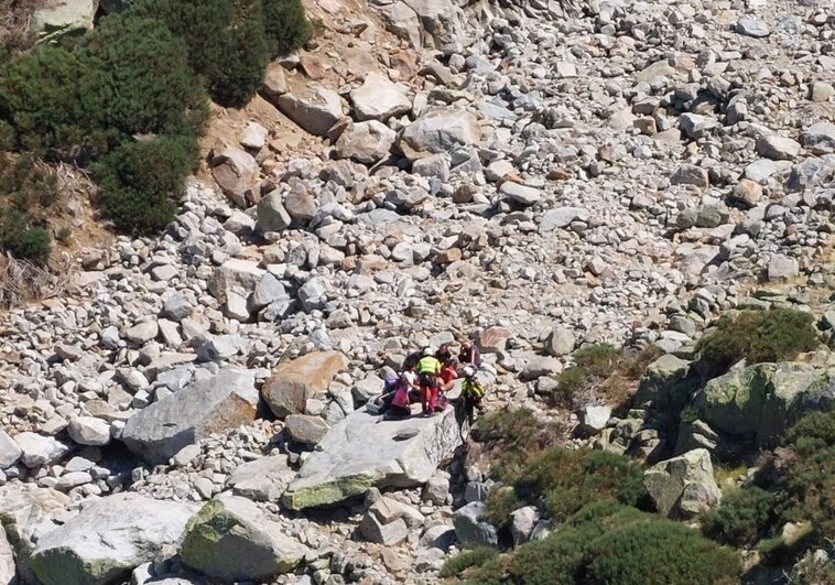Rescatados seis montañeros que llevaban dos días atrapados en Gredos