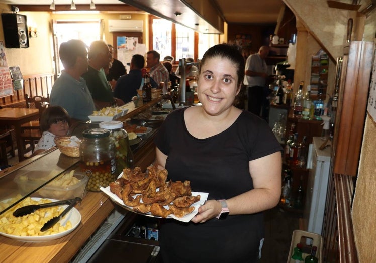 Pinchos en San Esteban de la Sierra.