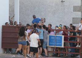 Dos heridos en el toro del cajón de Alaraz