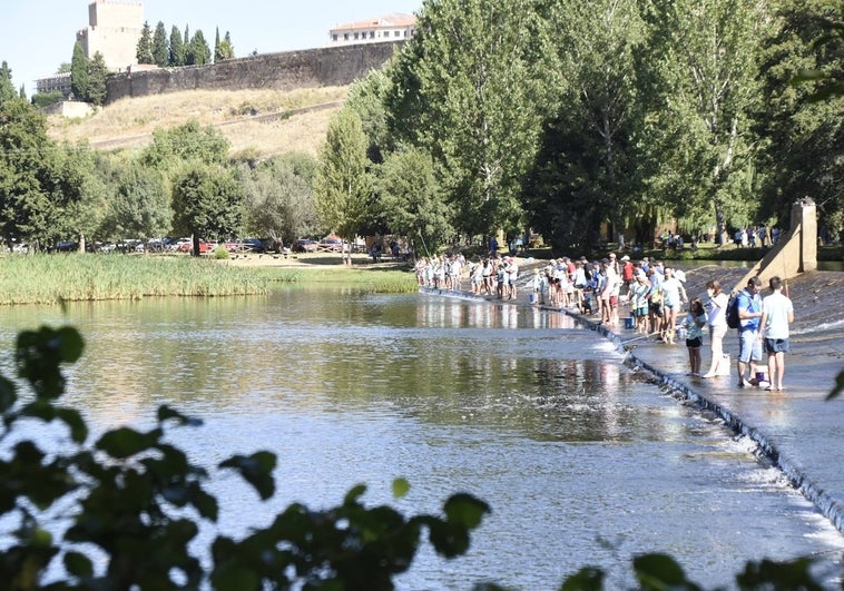 Las cañas vuelven a llenar La Pesquera de Ciudad Rodrigo