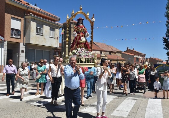 Moriscos despide sus fiestas en honor a la Virgen Peregrina con el tradicional repique de campanas