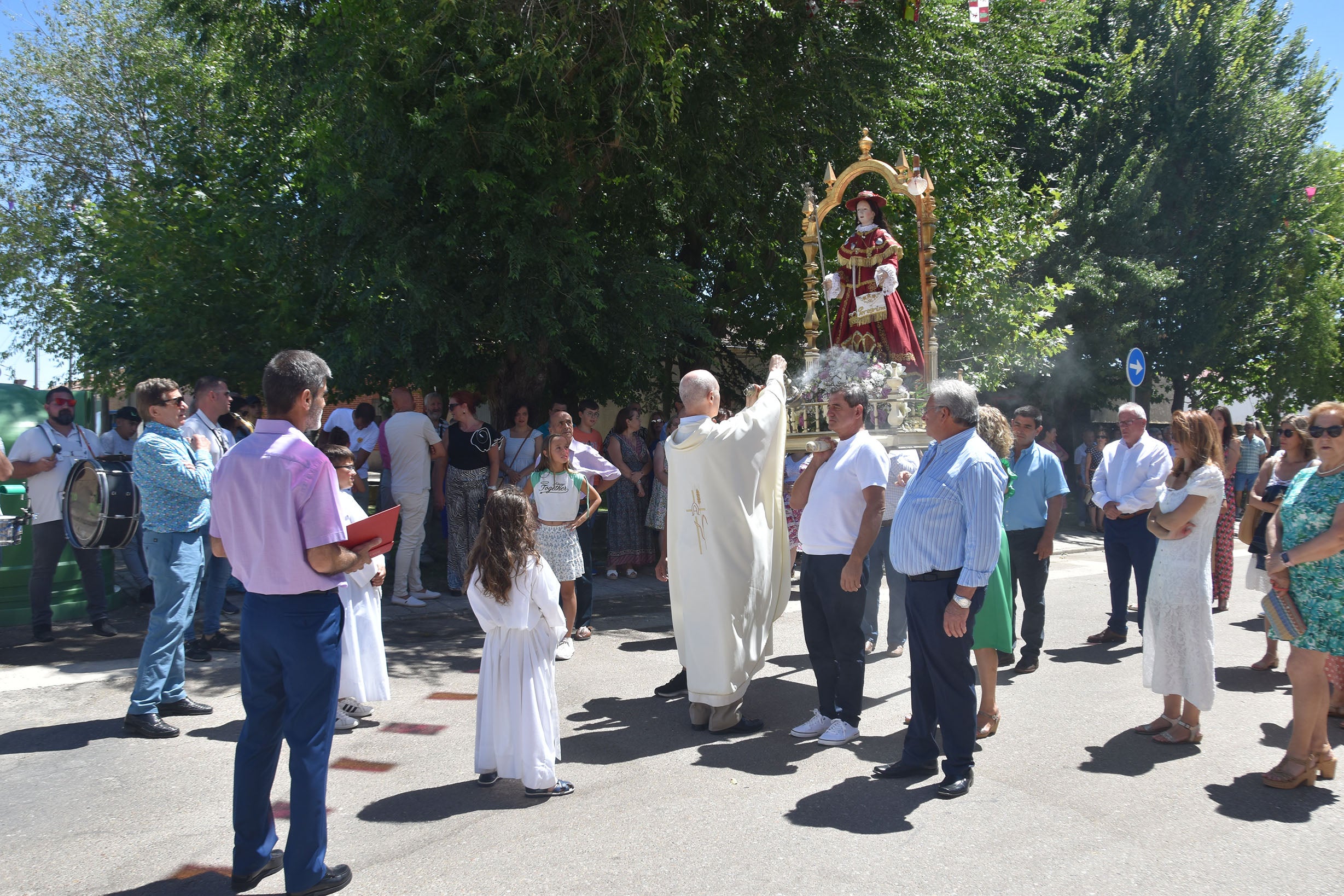 Moriscos despide sus fiestas en honor a la Virgen Peregrina con el tradicional repique de campanas