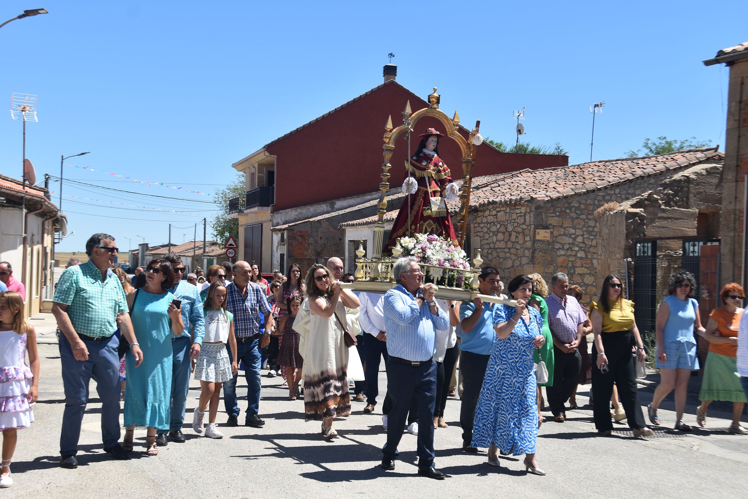 Moriscos despide sus fiestas en honor a la Virgen Peregrina con el tradicional repique de campanas