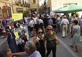 La céntrica calle Madrid durante la celebración del Martes Mayor de Ciudad Rodrigo