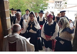 Imagen de la boda típica celebrada en 2017, la última que tuvo lugar en Sorihuela.