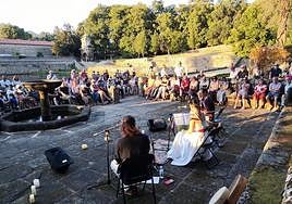 Concierto celebrado en el jardín renacentista de El Bosque de Béjar para cerrar las jornadas