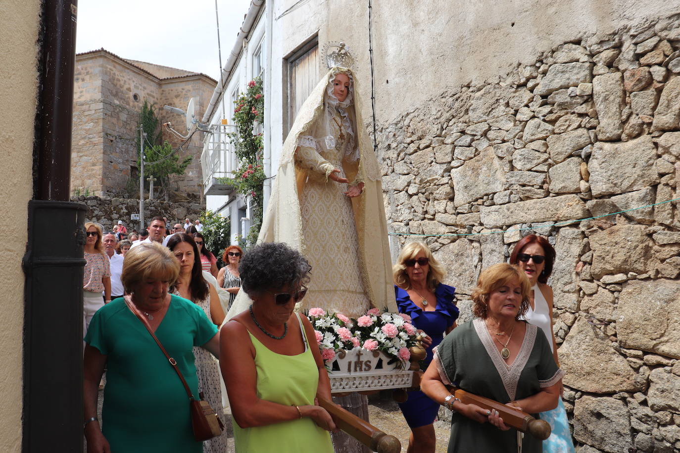 Sorihuela congrega a sus fieles en torno a la Virgen de la Asunción