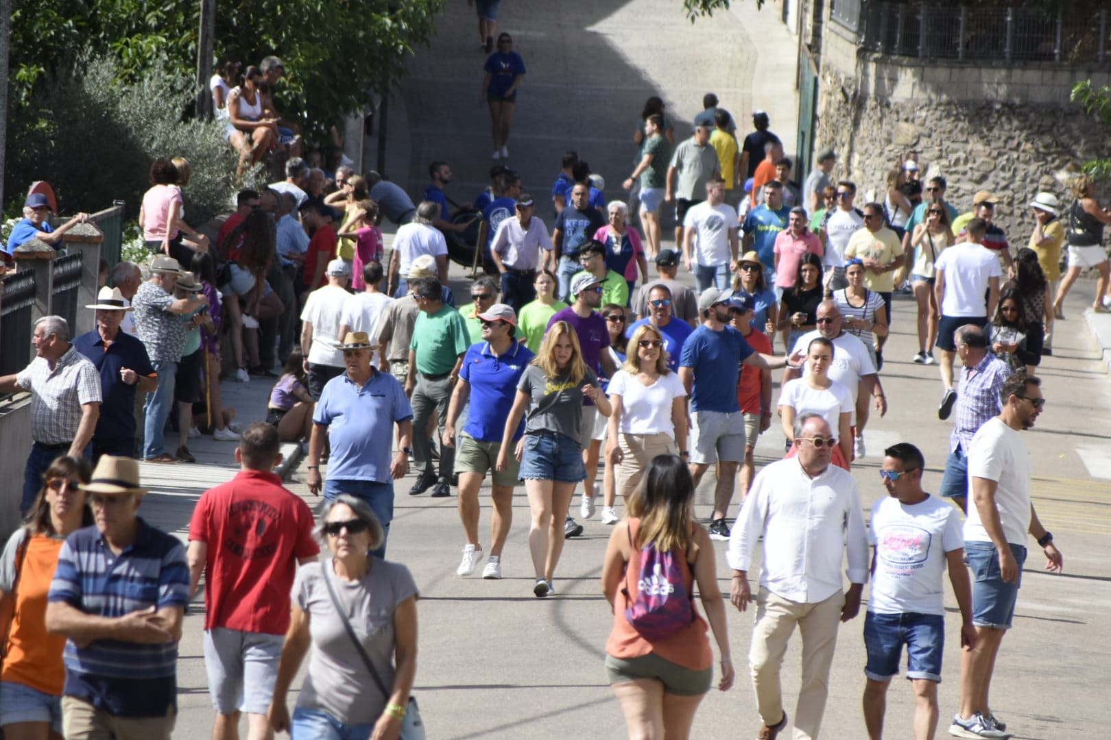 Las mejores imágenes del primer encierro en Fuenteguinaldo