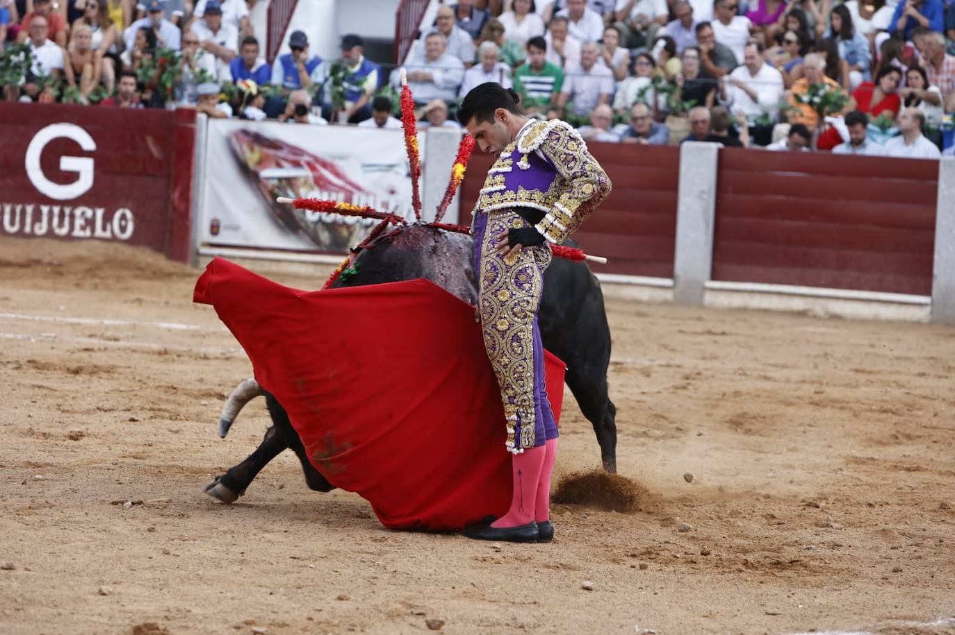 Las mejores imágenes del festejo de Talavante, Castella y Diosleguarde en Guijuelo