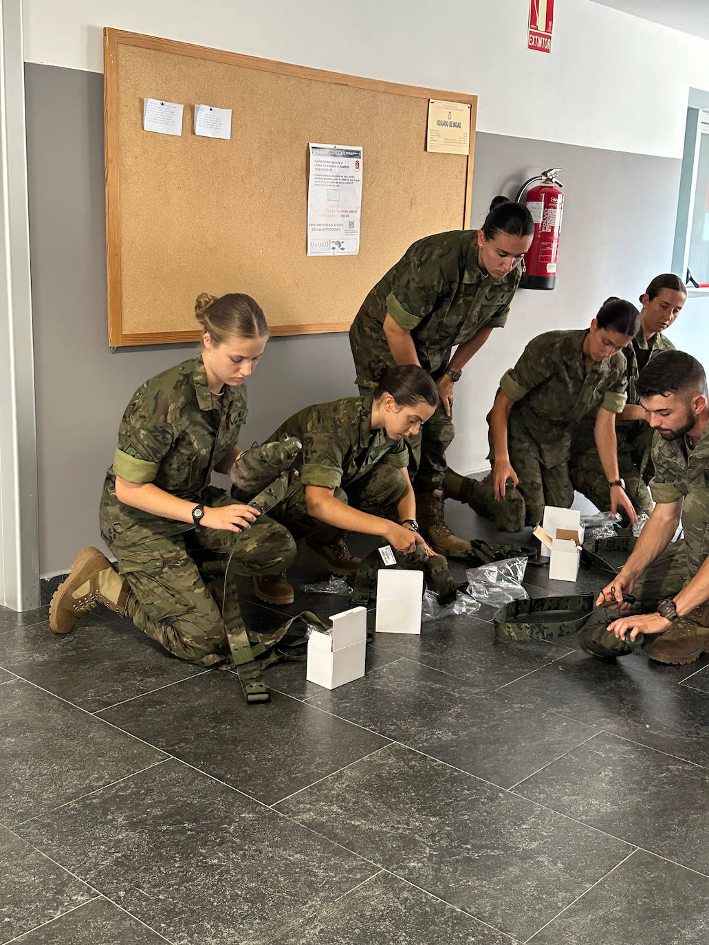 Así fue el primer día de la princesa Leonor en la Academia militar de Zaragoza