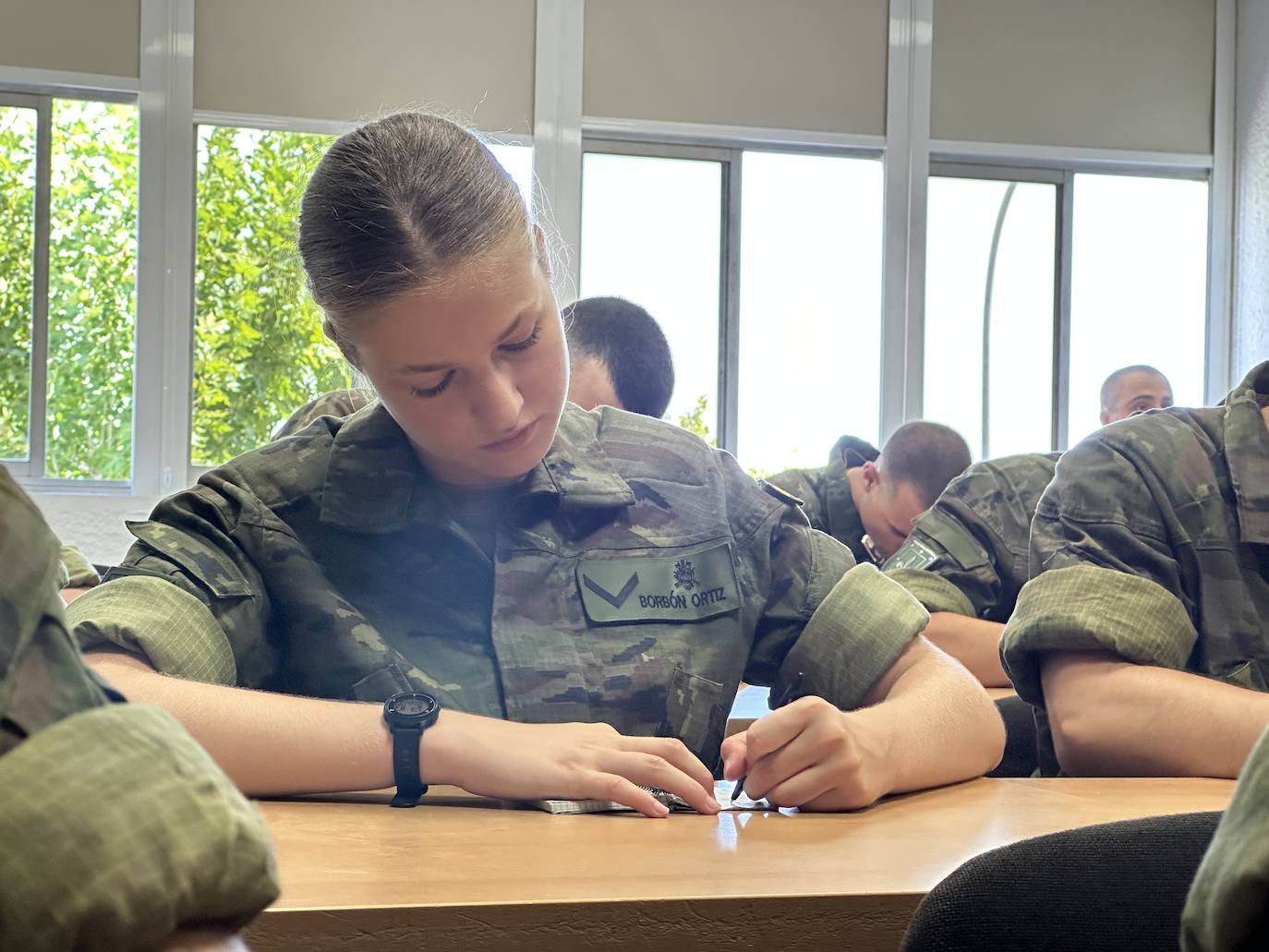 Así fue el primer día de la princesa Leonor en la Academia militar de Zaragoza