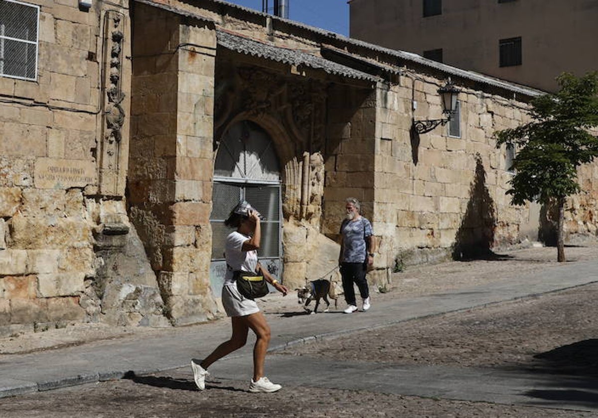 La capilla de la ermita de Nuestra Señora de la Misericordia, en la plaza de San Cristóbal.