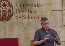 El nuevo rector de la Universidad Pontificia de Salamanca, Santiago García-Jalón.