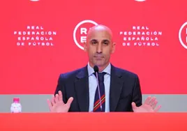 Luis Rubiales, presidente de le RFEF.