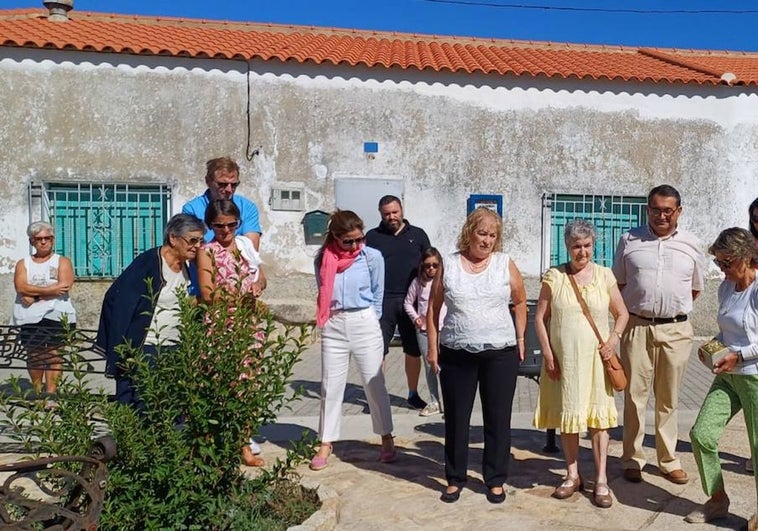 Homenaje al deportado Álvarez Pineda en Aldea del Obispo