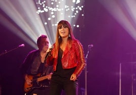 Vanesa Martín en concierto.