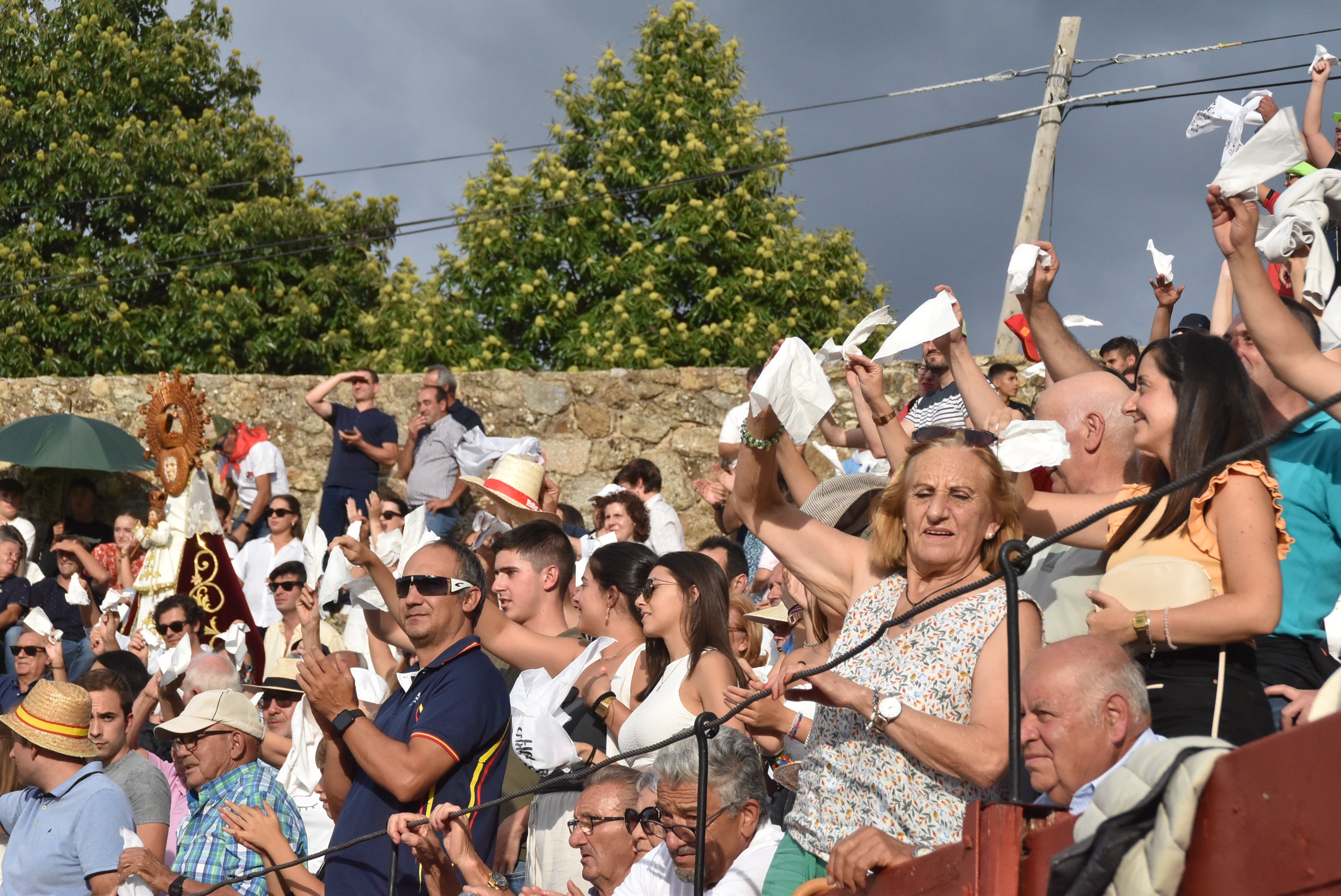 Buen ambiente en el festejo taurino de la Virgen en Béjar