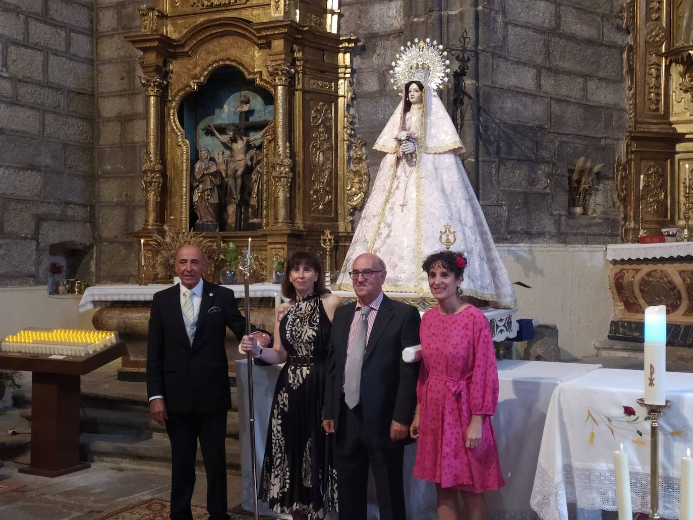 Gallegos de Solmirón no falla a la Virgen de Gracia Carrero